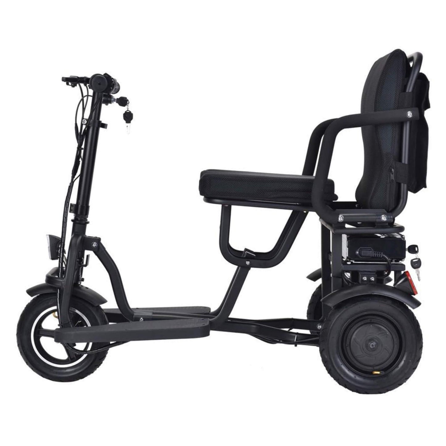EZG 3-Wheel Electric Heavy Duty Lightweight Powered Mobility Scooter For Adults, 280LBS