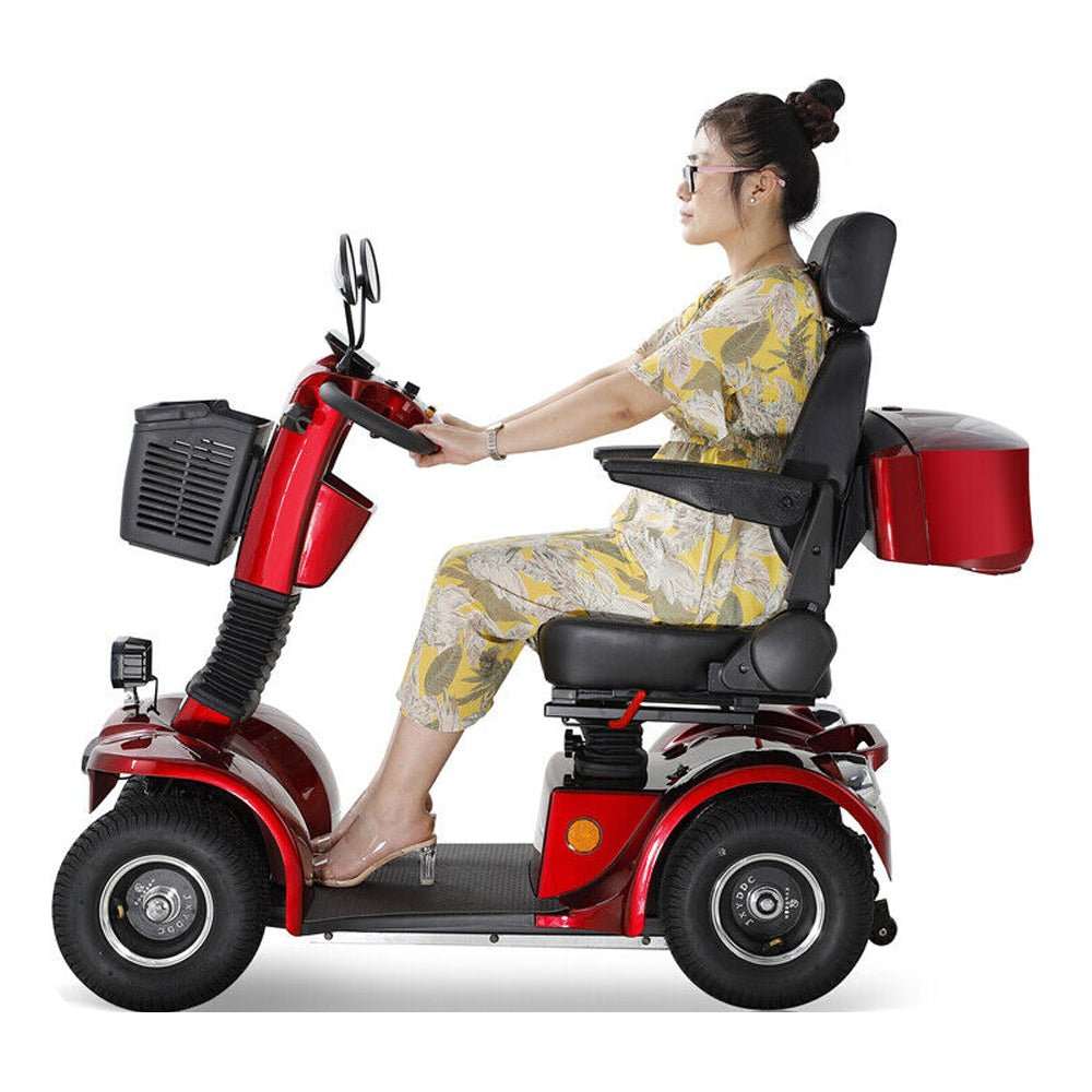 4-Wheel Heavy Duty 48V20AH Electric All-Terrain Mobility Scooter, 500W