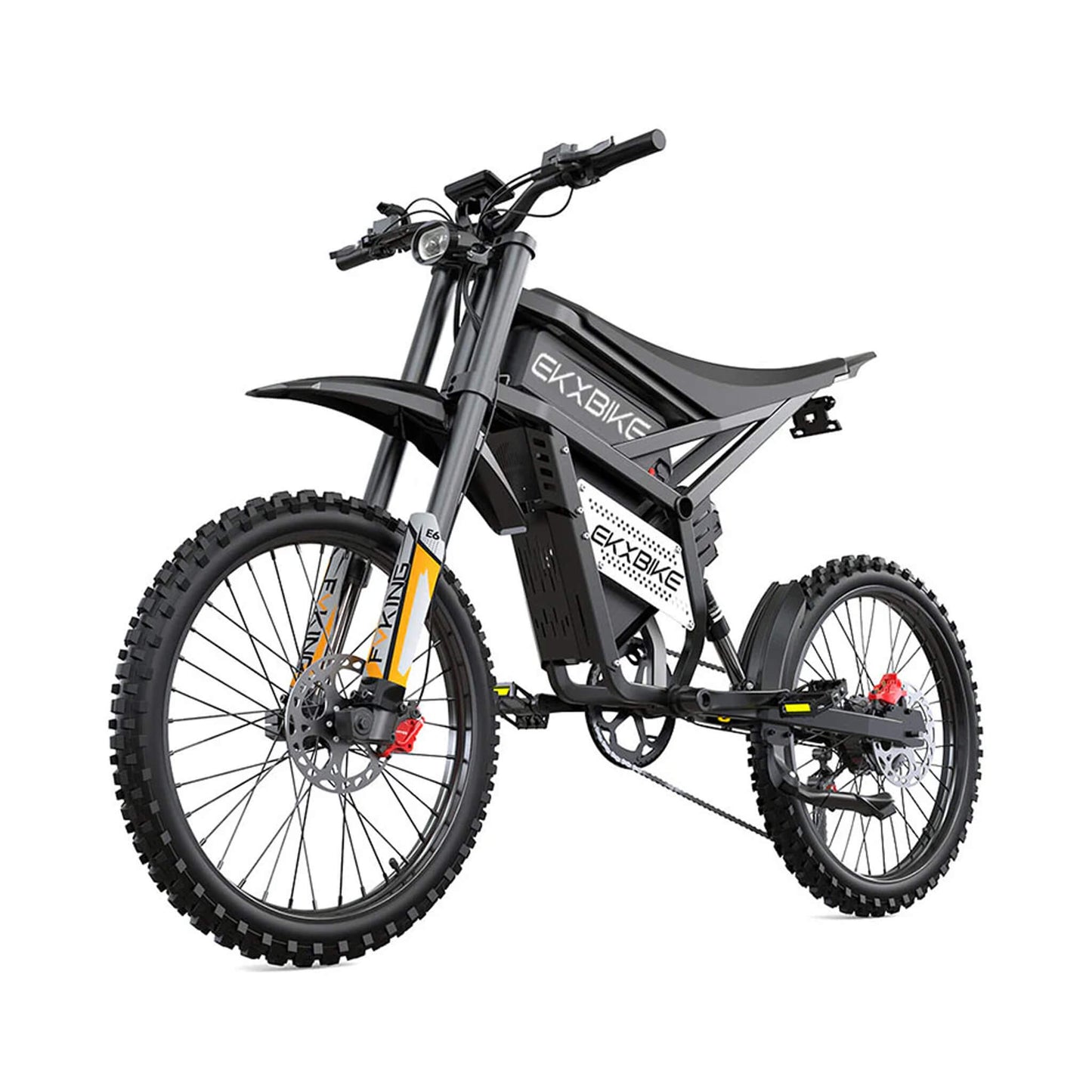 EKX E6 3000W 52V/40AH Premium Electric Carbon Steel Off-Road Mountain Dirt Bike