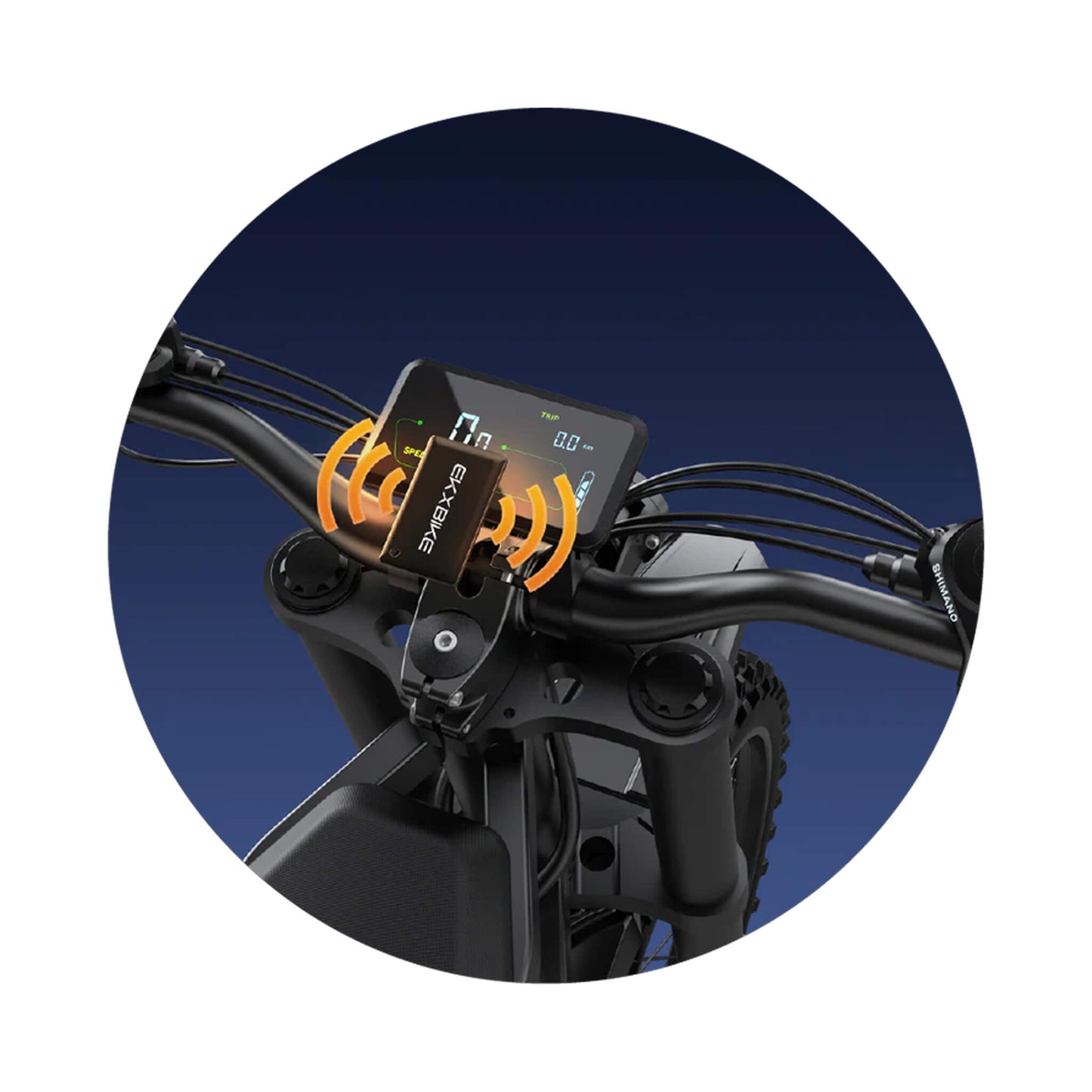 EKX E6 3000W 52V/40AH Premium Electric Carbon Steel Off-Road Mountain Dirt Bike
