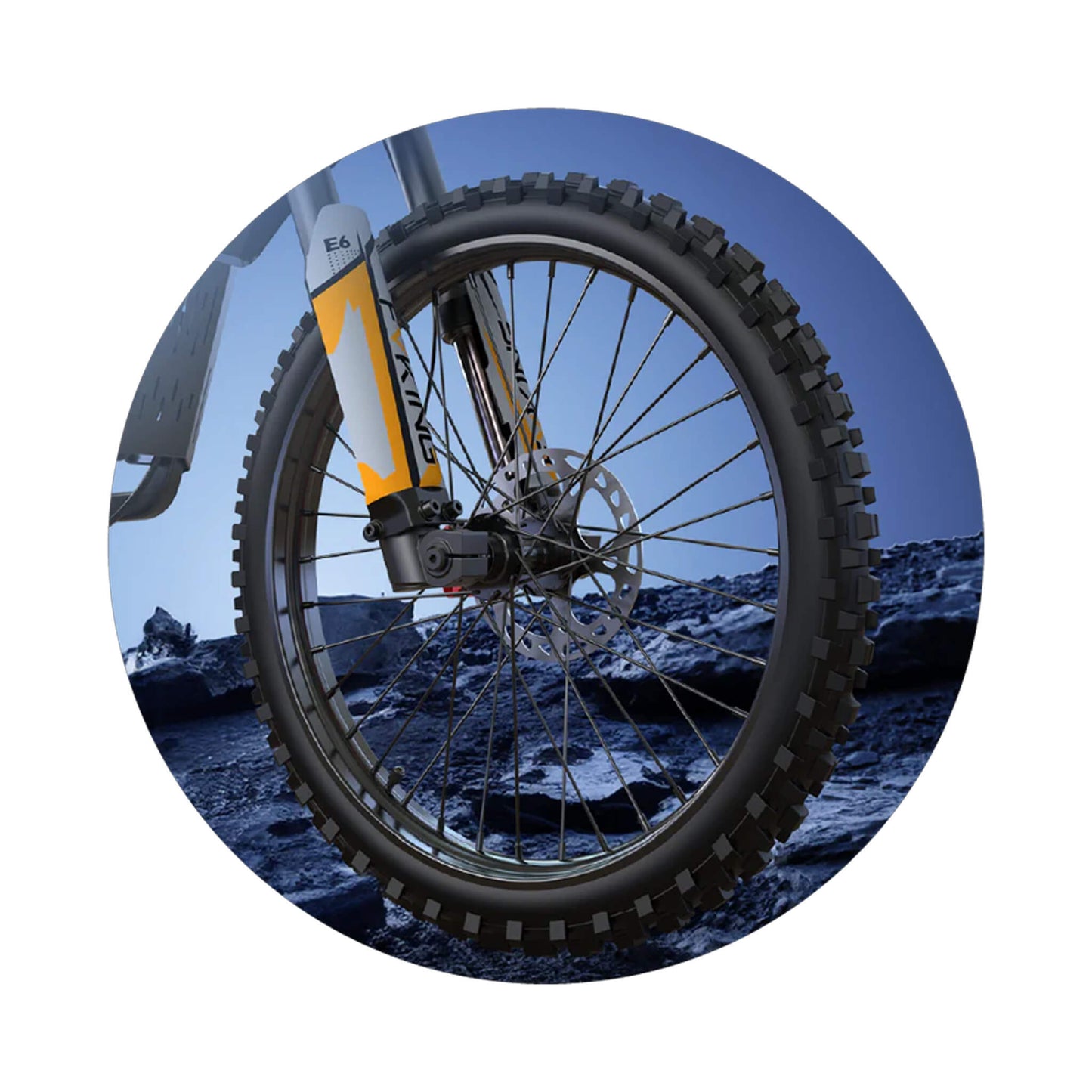 EKX E6 3000W 52V/40AH Premium Electric Carbon Steel Off-Road Mountain Dirt Bike