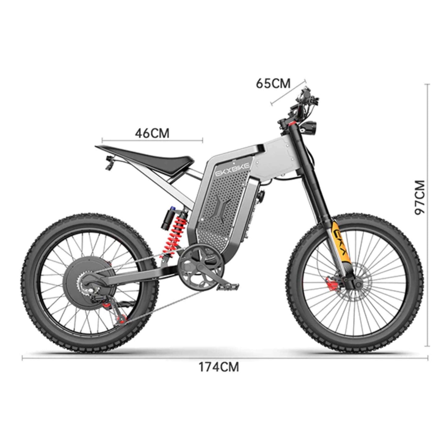 EKX X21 MAX 3000W 60V/30AH Off Road EBike + Free Shipping