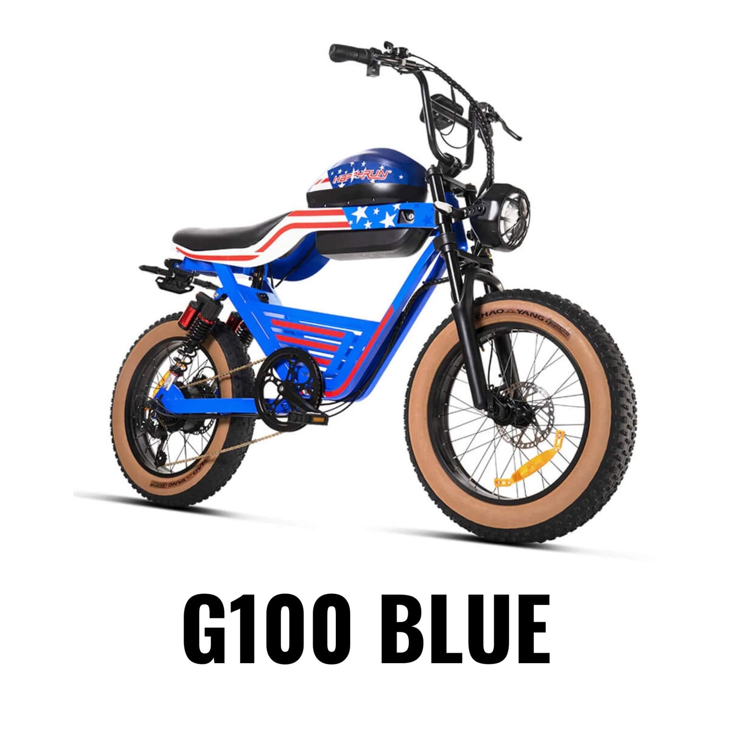 HappyRun G100 (G100 Pro) Long Distance Electric Fat Tire Bike Motorcycle + Free Shipping