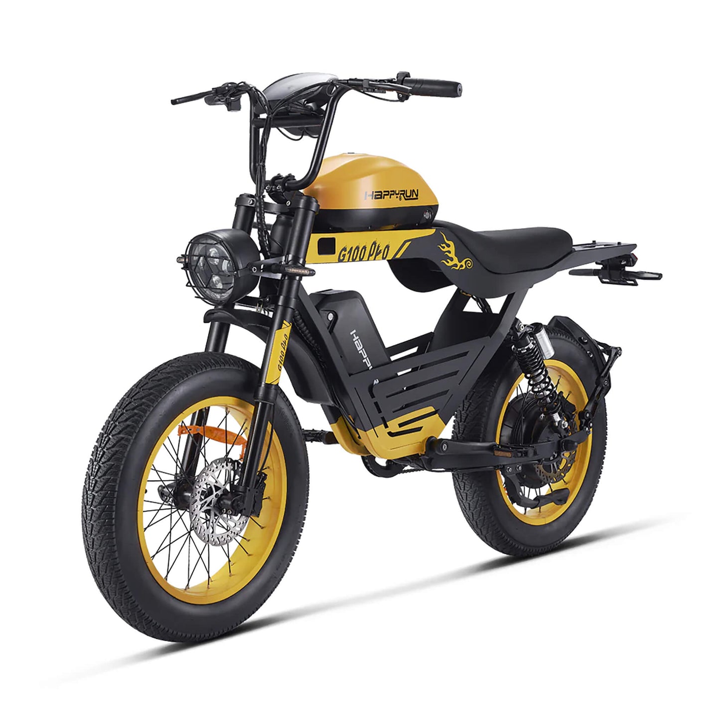 HappyRun G100 (G100 Pro) Long Distance Electric Fat Tire Bike Motorcycle + Free Shipping