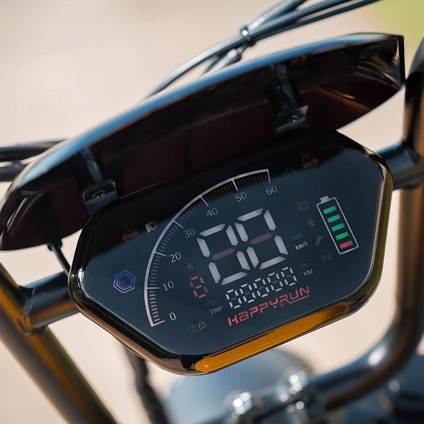 HappyRun G100 (G100 Pro) Long Distance Electric Fat Tire Bike Motorcycle + Free Shipping