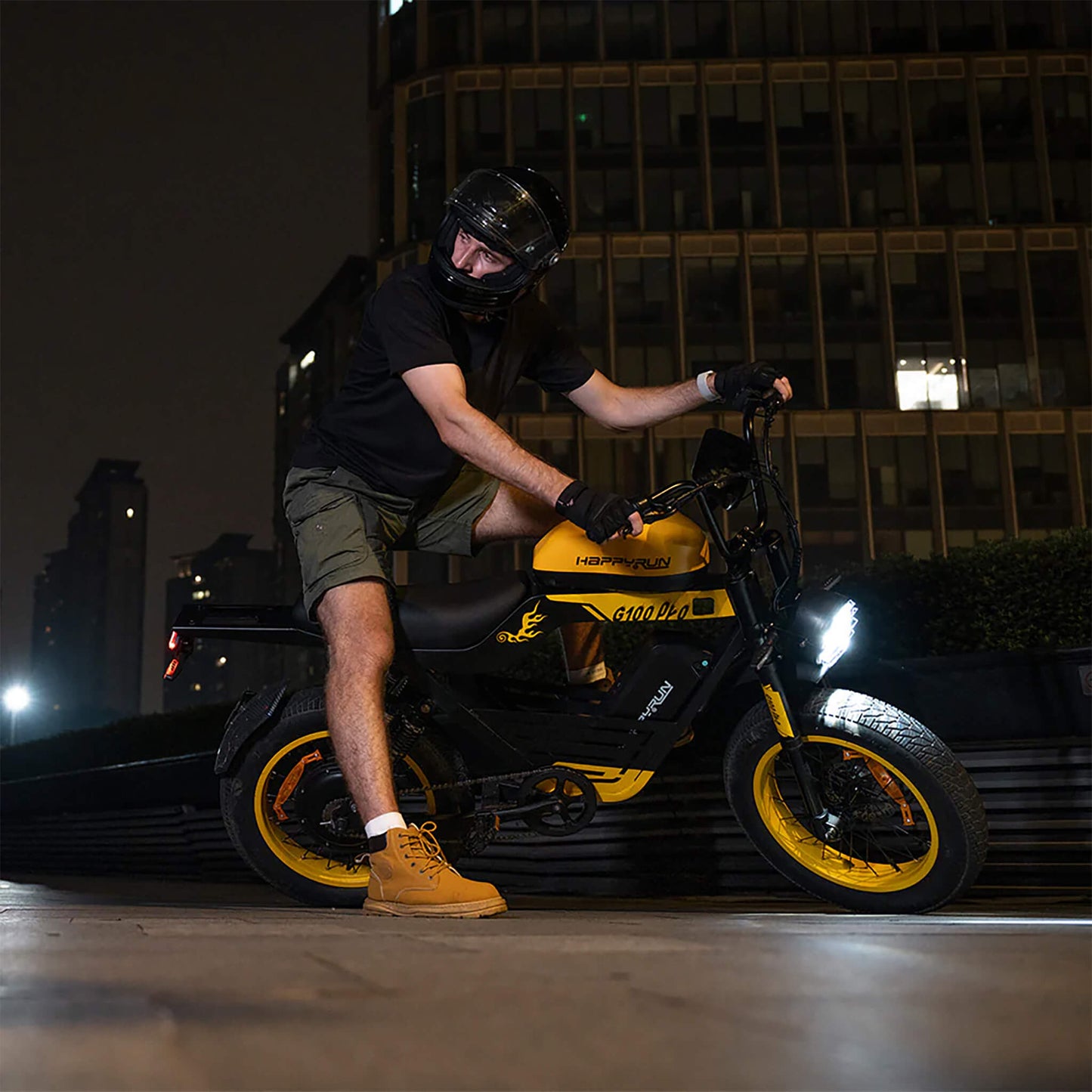 HappyRun G100 (G100 Pro) Long Distance Electric Fat Tire Bike Motorcycle + Free Shipping