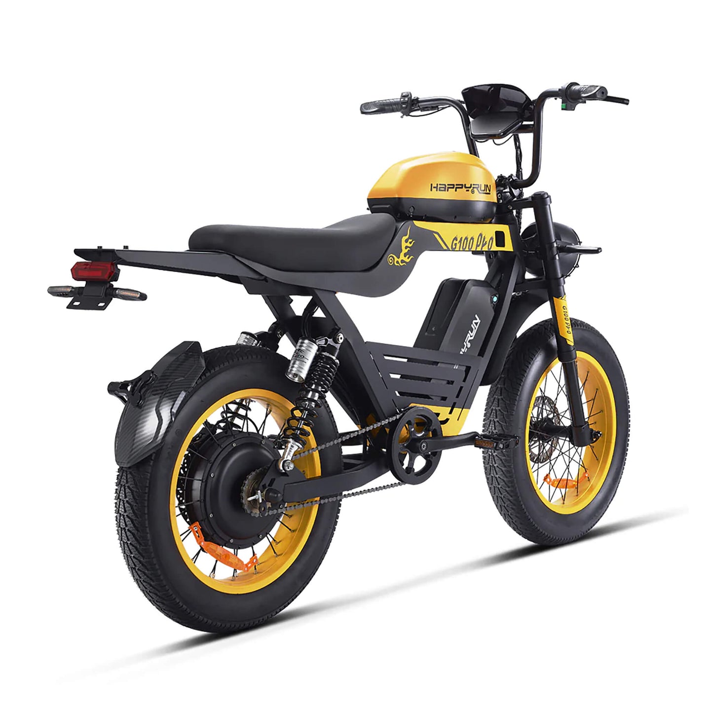 HappyRun G100 (G100 Pro) Long Distance Electric Fat Tire Bike Motorcycle + Free Shipping