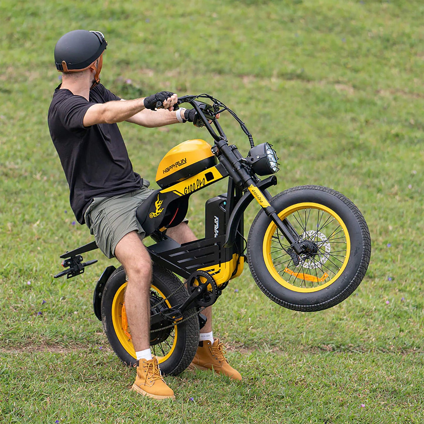 HappyRun G100 (G100 Pro) Long Distance Electric Fat Tire Bike Motorcycle + Free Shipping