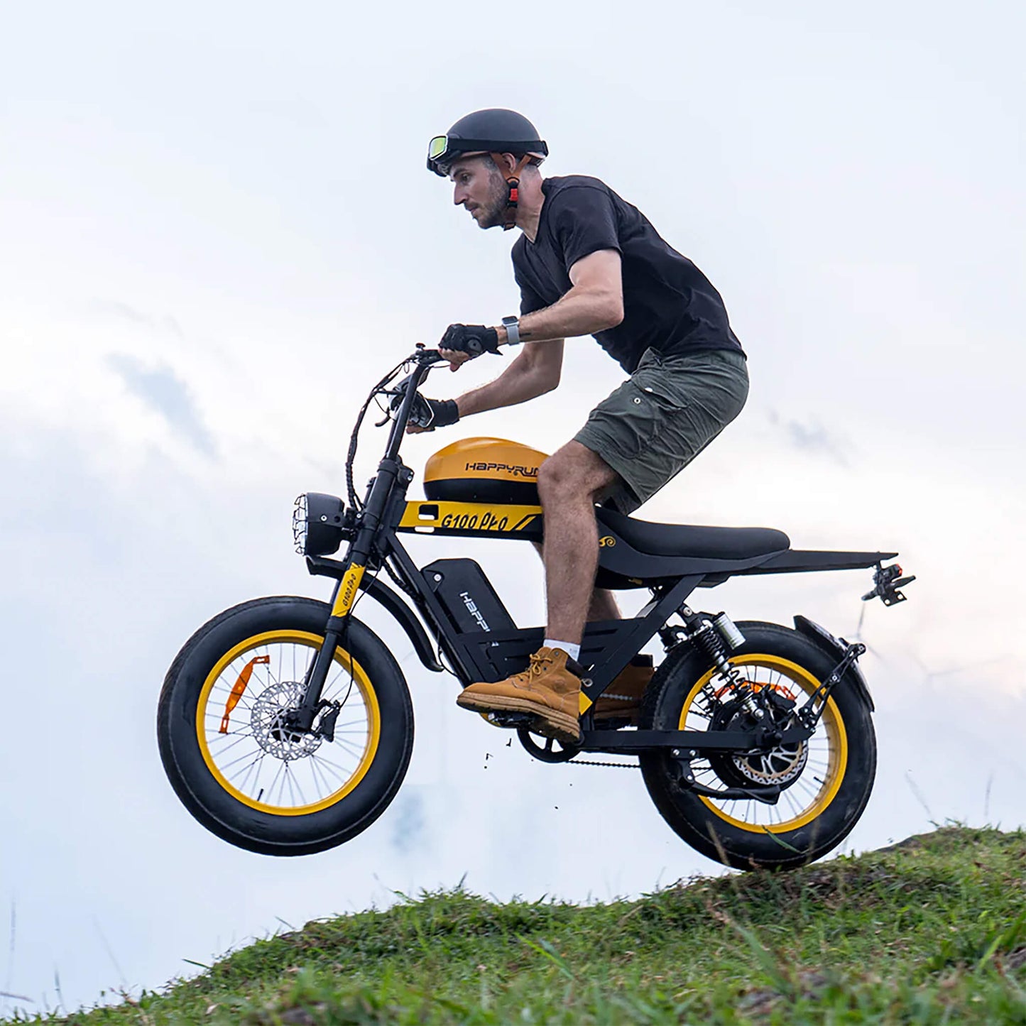 HappyRun G100 (G100 Pro) Long Distance Electric Fat Tire Bike Motorcycle + Free Shipping