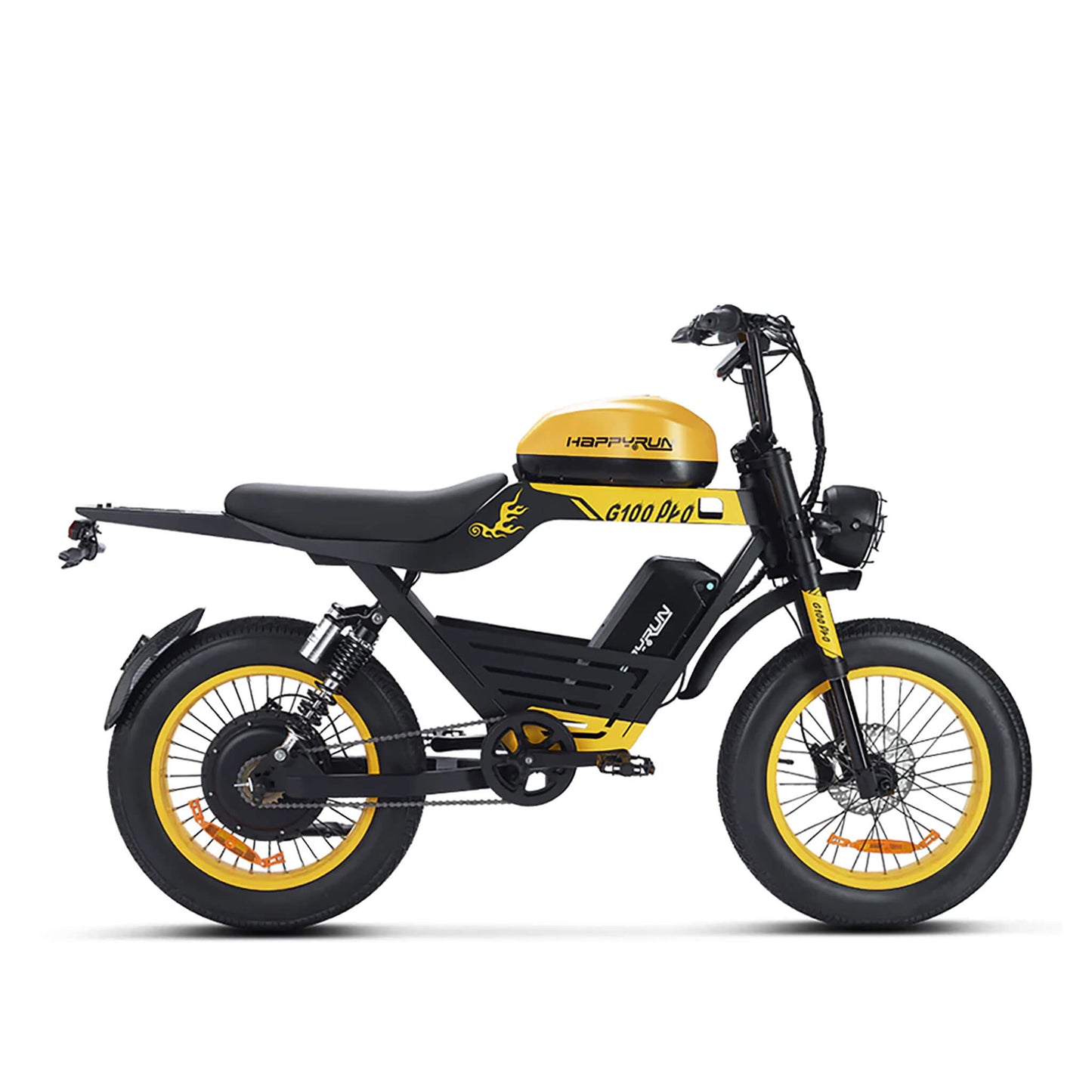 HappyRun G100 (G100 Pro) Long Distance Electric Fat Tire Bike Motorcycle + Free Shipping