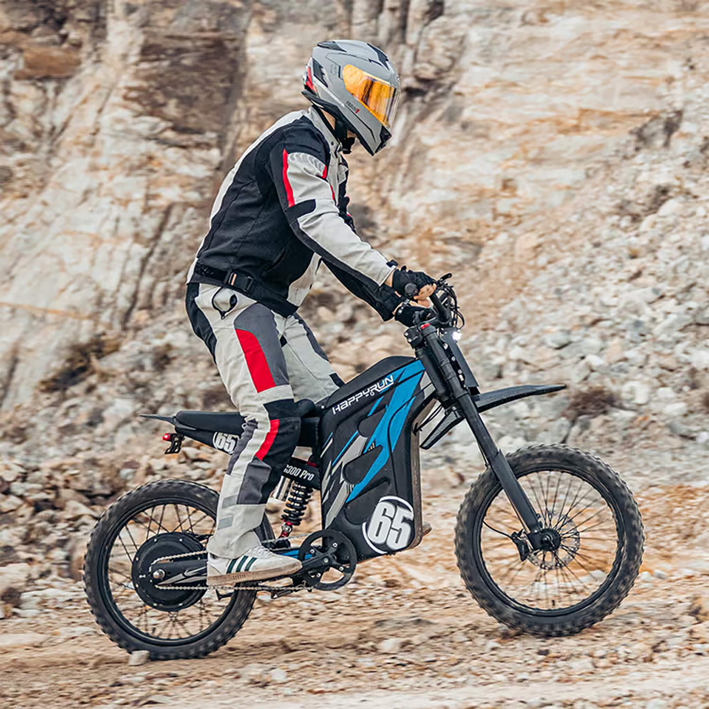 HappyRun Tank G300 Pro Electric Off-Road Dirt Bike | Free Shipping