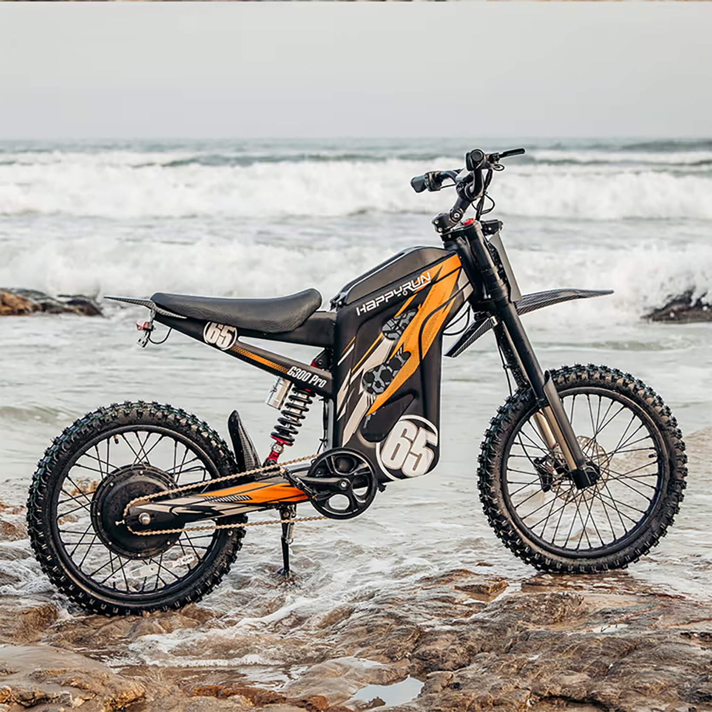HappyRun Tank G300 Pro Electric Off-Road Dirt Bike | Free Shipping