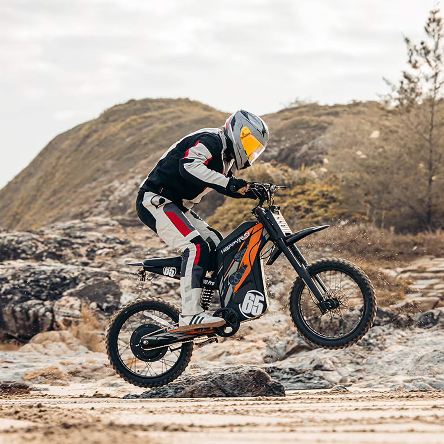 HappyRun Tank G300 Pro Electric Off-Road Dirt Bike | Free Shipping