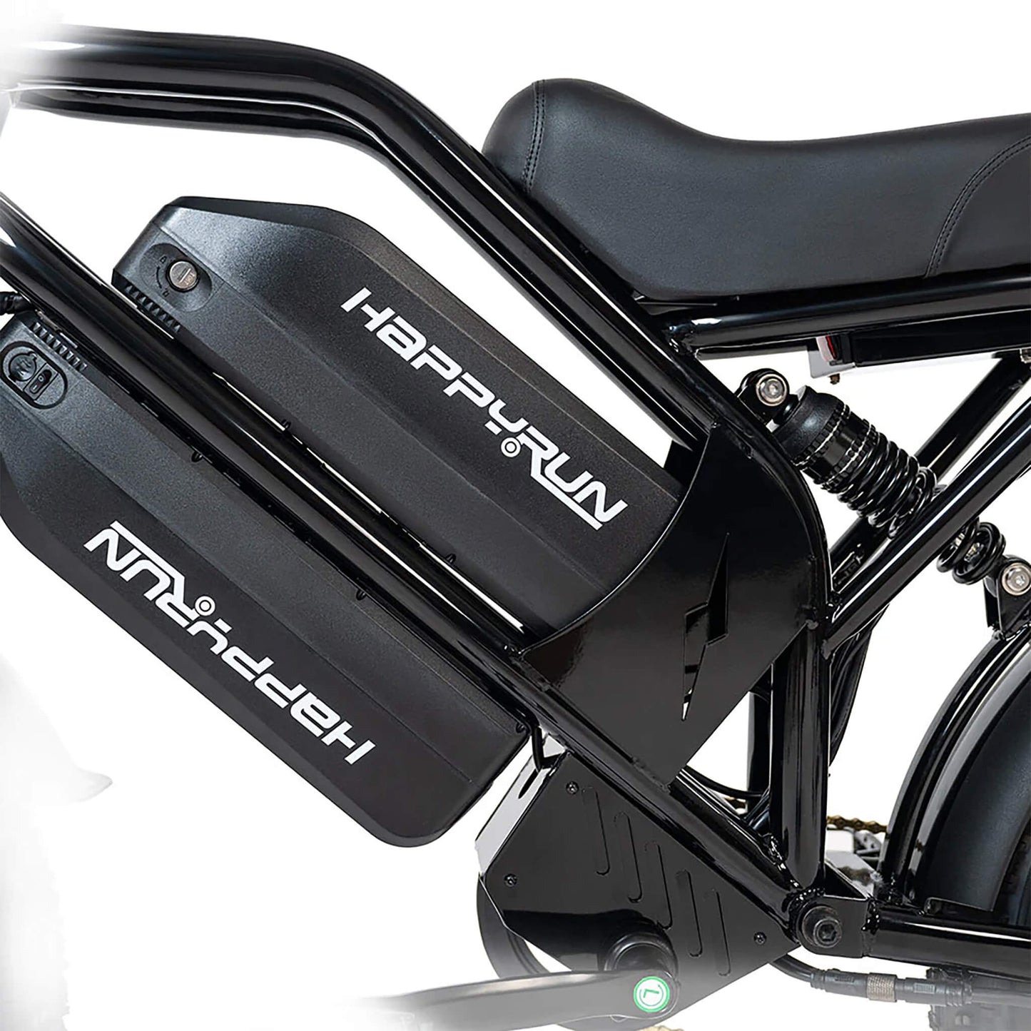 HappyRun G70 Long Distance Dual Battery Electric Fat Tire Cargo Bike, 1000W + Free Shipping