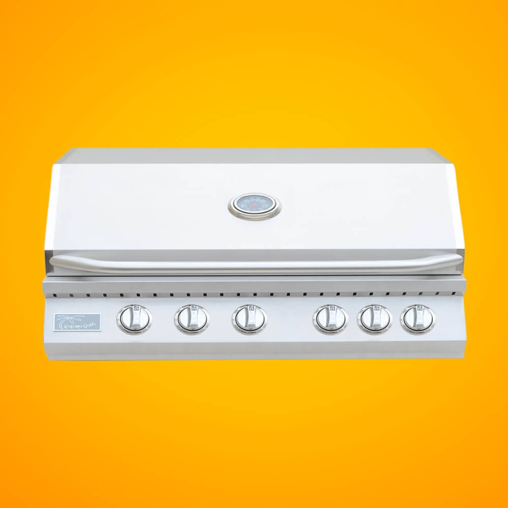 KoKoMo Grills 40" Heavy Duty 72K BTU LP/NG 5 Burner Built-In Stainless Steel Gas Grill + Free Shipping