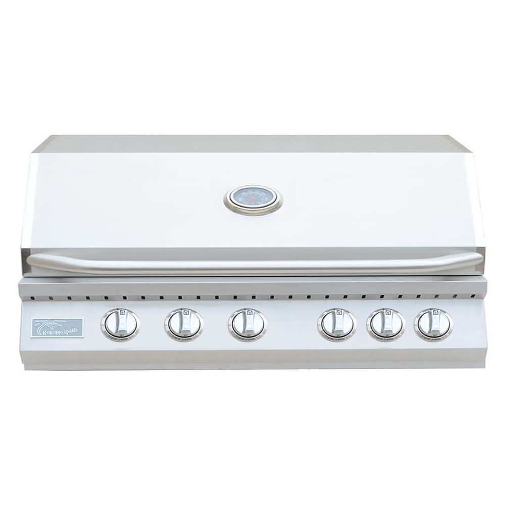 KoKoMo Grills 40" Heavy Duty 72K BTU LP/NG 5 Burner Built-In Stainless Steel Gas Grill + Free Shipping
