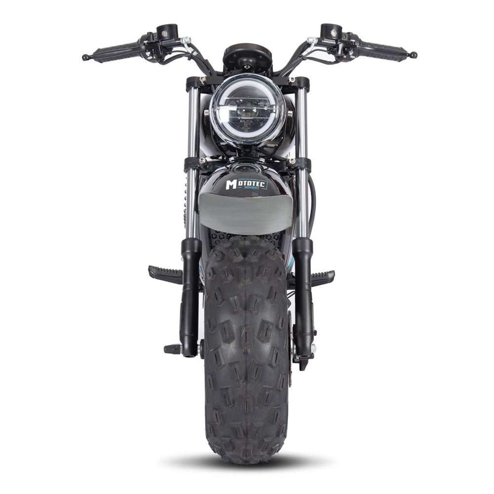 MotoTec 1500W 60V/20AH Electric Powered Mini Bike, Black (97368524) | Free Ship
