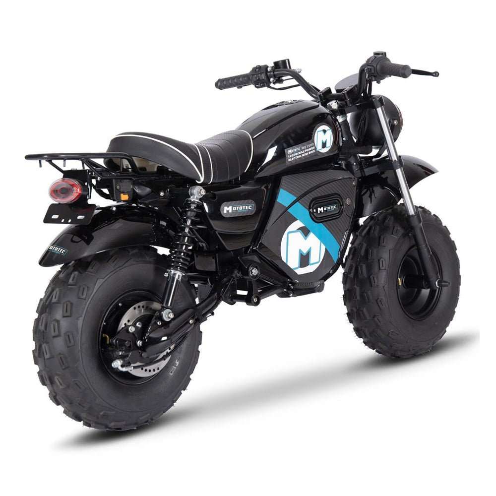 MotoTec 1500W 60V/20AH Electric Powered Mini Bike, Black (97368524) | Free Ship