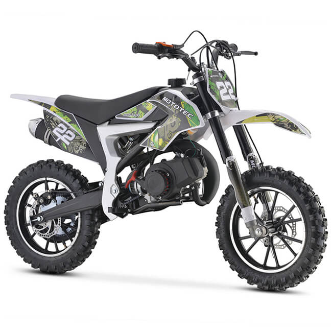 MotoTec Demon 50CC 2-Stroke Kids Gas Dirt Bike + Free Shipping