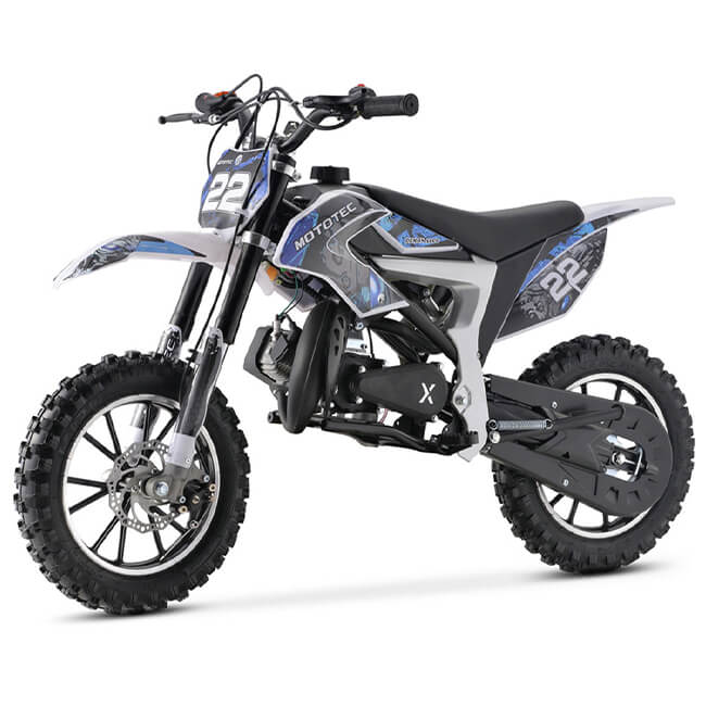 MotoTec Demon 50CC 2-Stroke Kids Gas Dirt Bike + Free Shipping