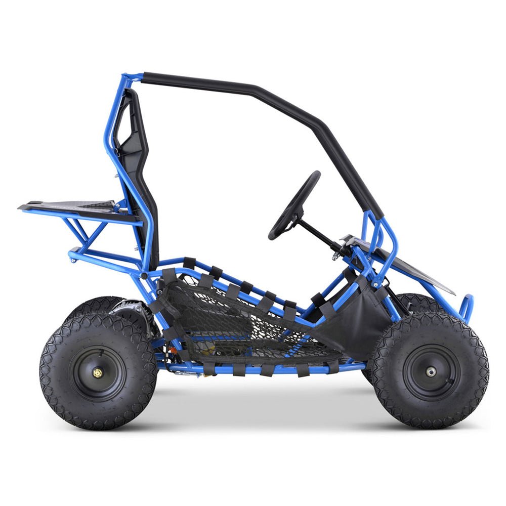 MotoTec Maverick 36V/36AH Blue Electric Motorized Go Kart, 1000W + Free Shipping