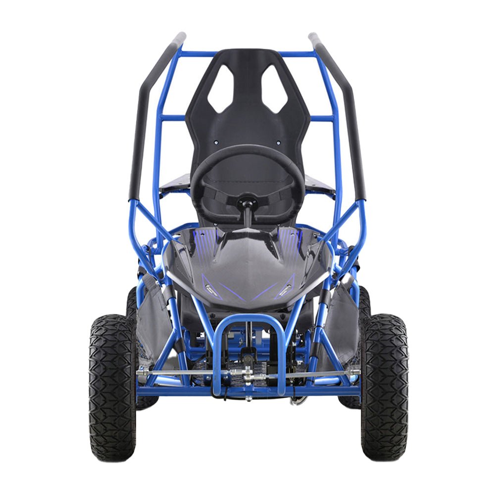 MotoTec Maverick 36V/36AH Blue Electric Motorized Go Kart, 1000W + Free Shipping