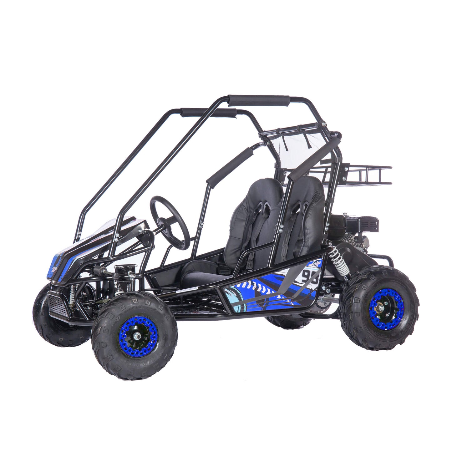 MotoTec Mud XL 212CC 2 Seat Go Kart With Full Suspension