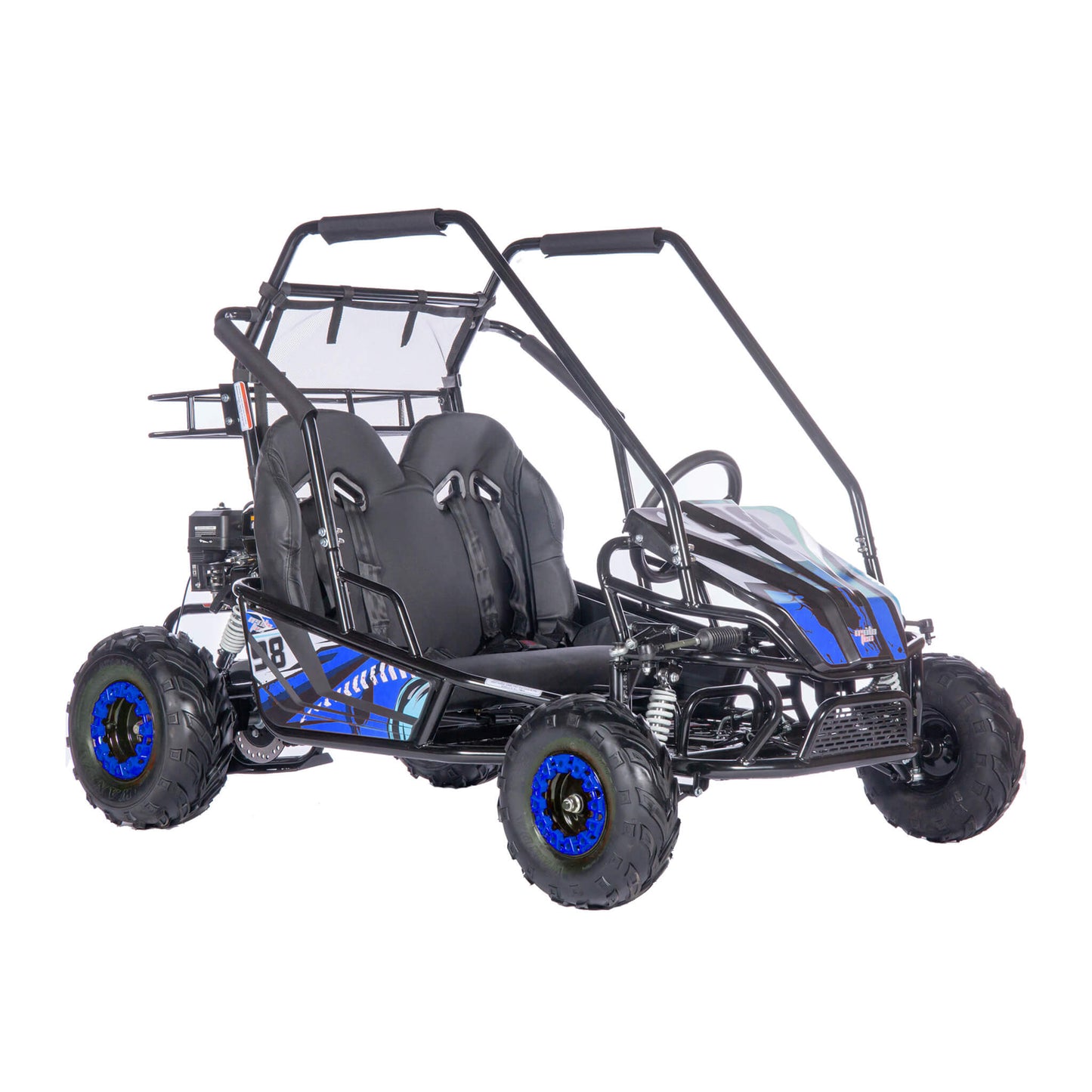 MotoTec Mud XL 212CC 2 Seat Go Kart With Full Suspension