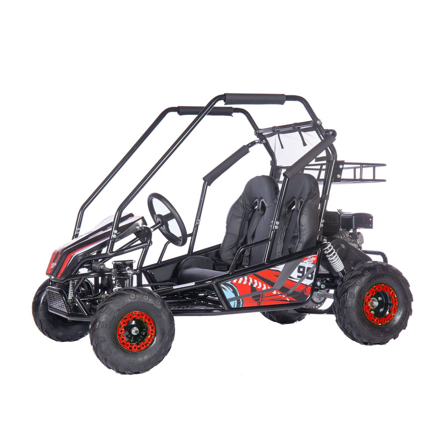 MotoTec Mud XL 212CC 2 Seat Go Kart With Full Suspension