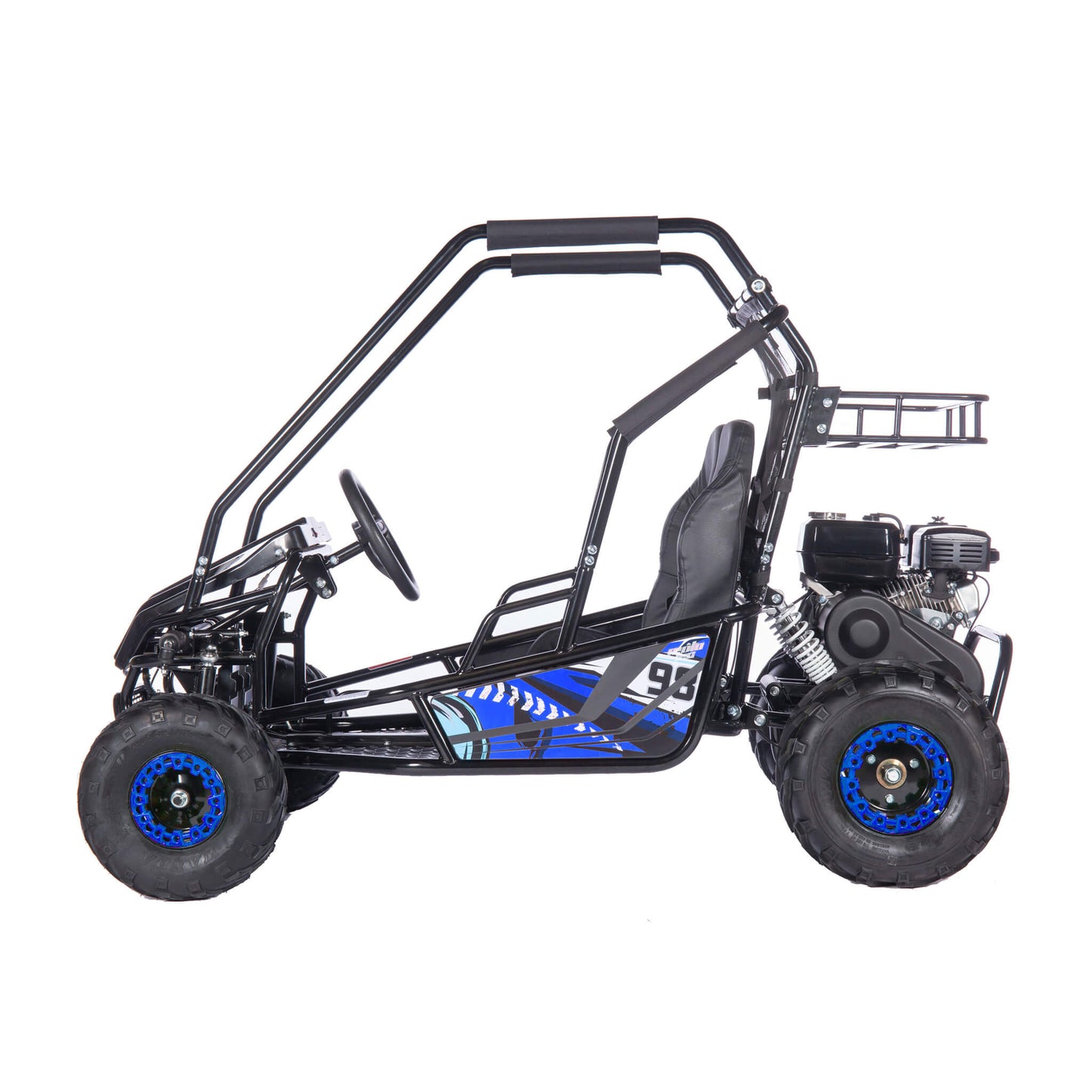 MotoTec Mud XL 212CC 2 Seat Go Kart With Full Suspension
