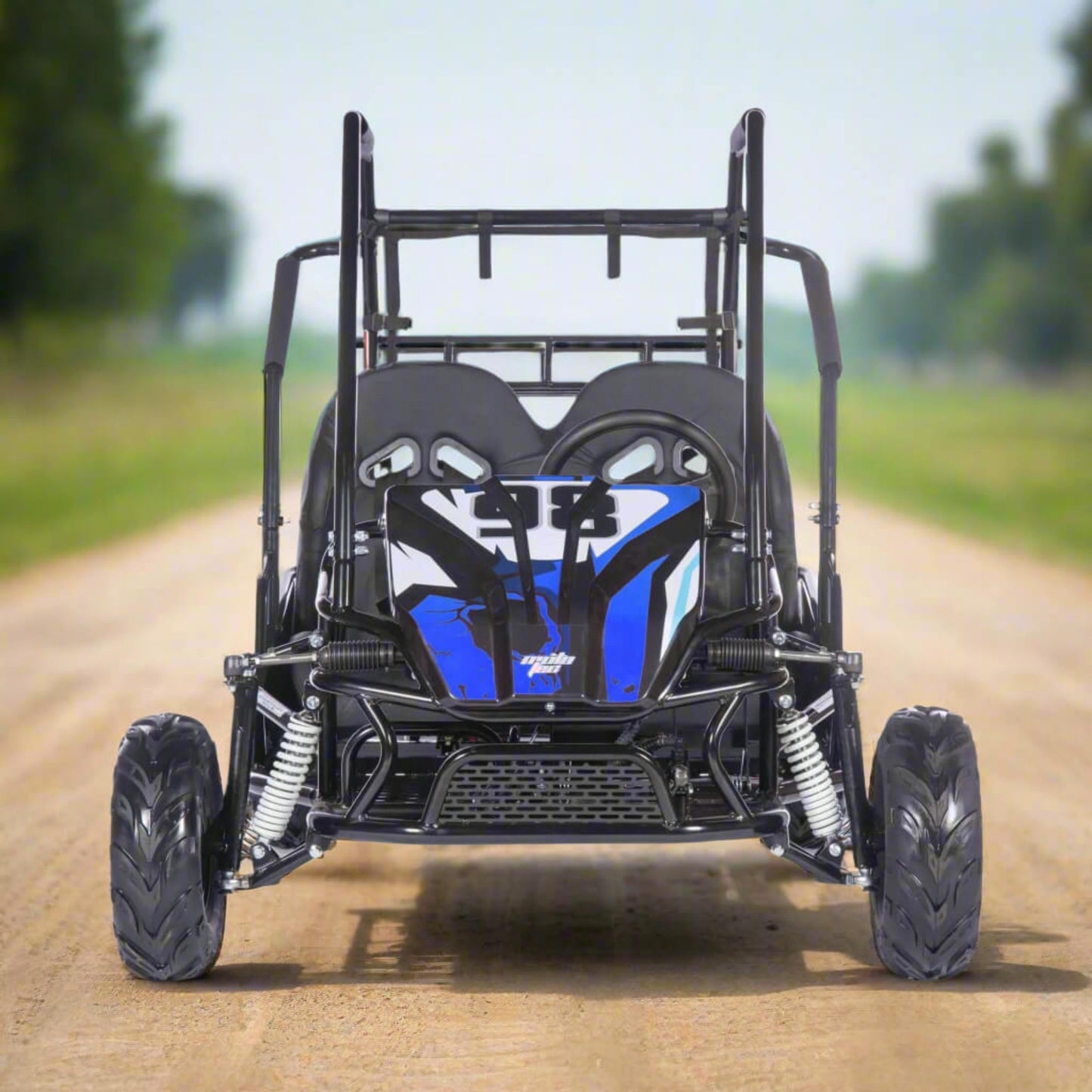 MotoTec Mud XL 212CC 2 Seat Go Kart With Full Suspension