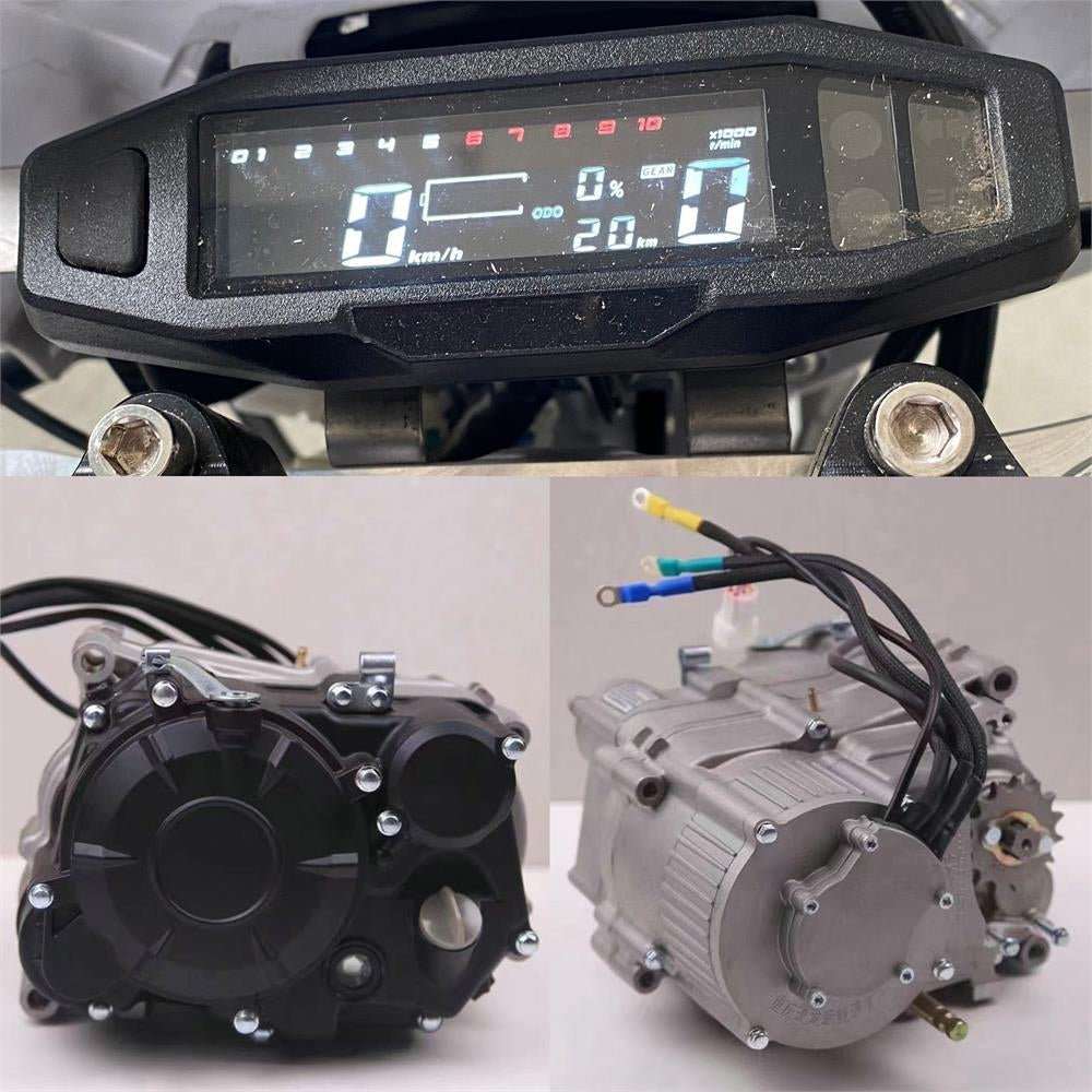 MotoTec Venom High-Performance 72V/12000W Electric Dirt Bike, White (97314685) + Free Shipping