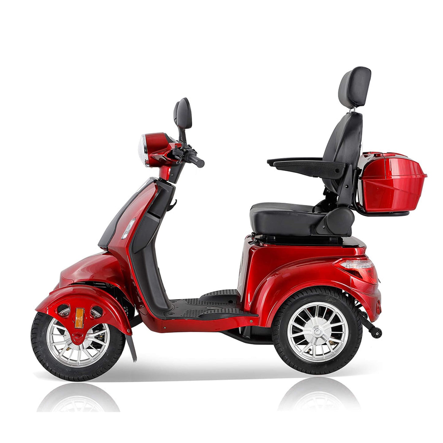 Premium 4-Wheel Electric Motorized Adults Travel Mobility Scooter for Senior Adults, 800W
