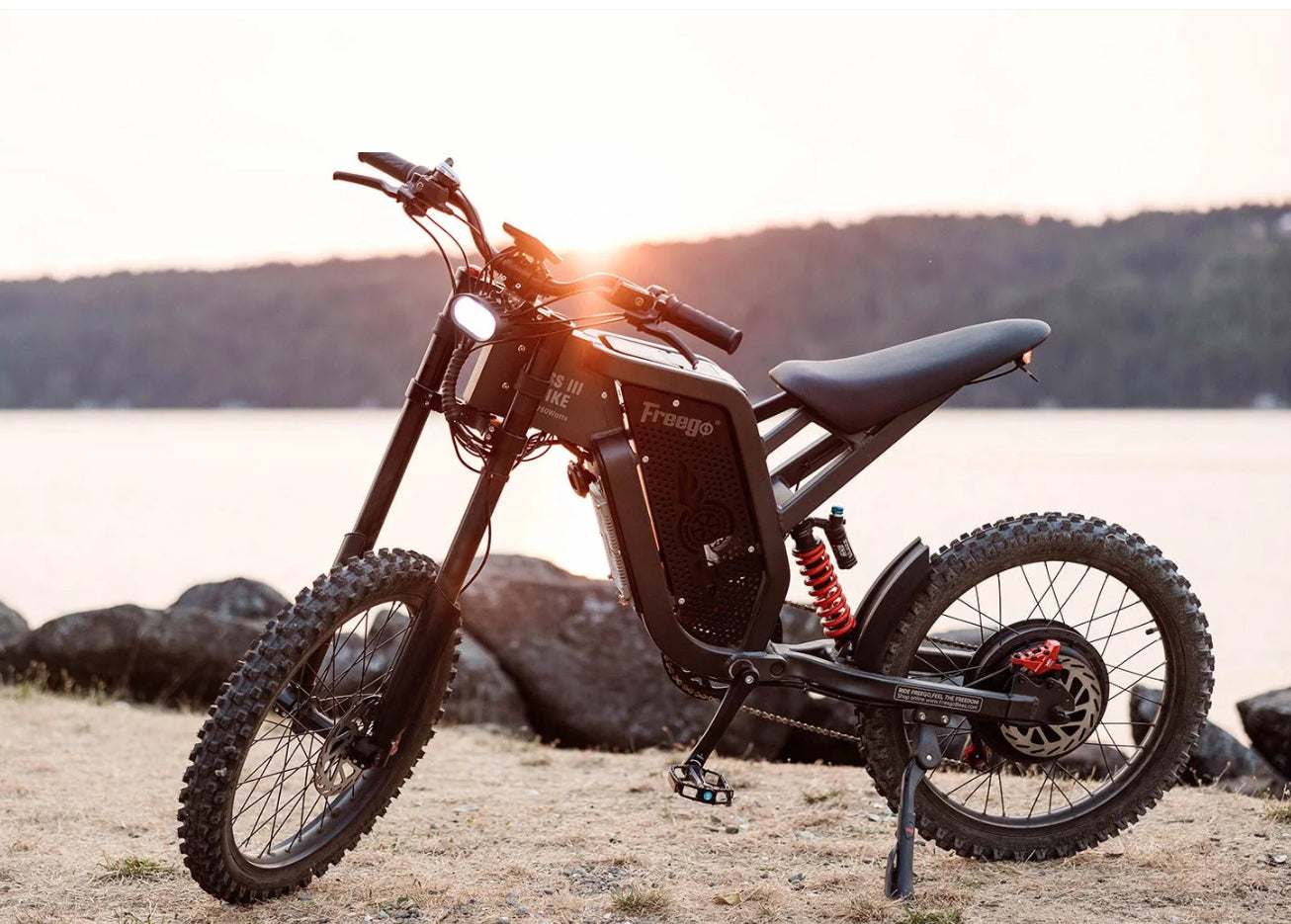 Freego X2 Off Road Dirt Electric Mountain Bike + Free Shipping