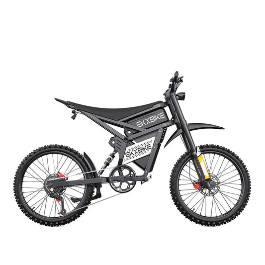 EKX E6 3000W 52V/40AH Premium Electric Carbon Steel Off-Road Mountain Dirt Bike