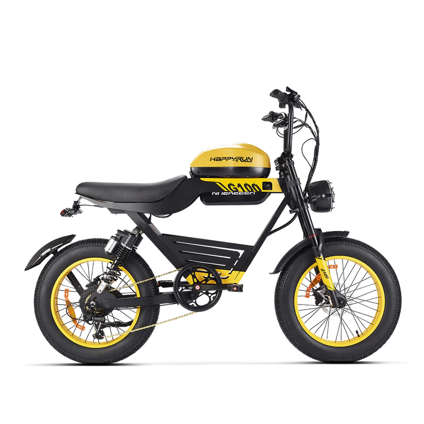 HappyRun G100 (G100 Pro) Long Distance Electric Fat Tire Bike Motorcycle + Free Shipping