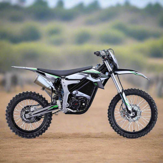 MotoTec Venom High-Performance 72V/12000W Electric Dirt Bike, White (97314685) + Free Shipping